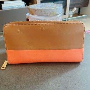 Celine Large Zipped Wallet